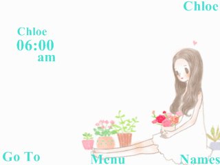game pic for Animated Girl With Flowers